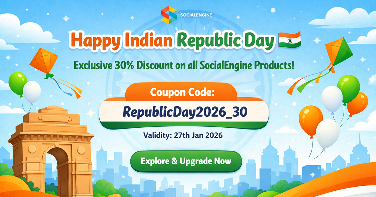 Flat 30% Off on All SocialEngine Products