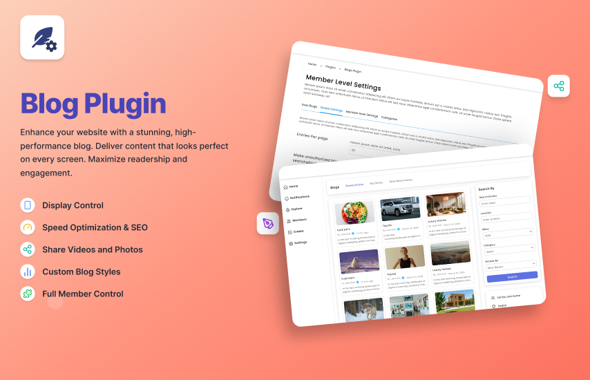 Blogs Plugin