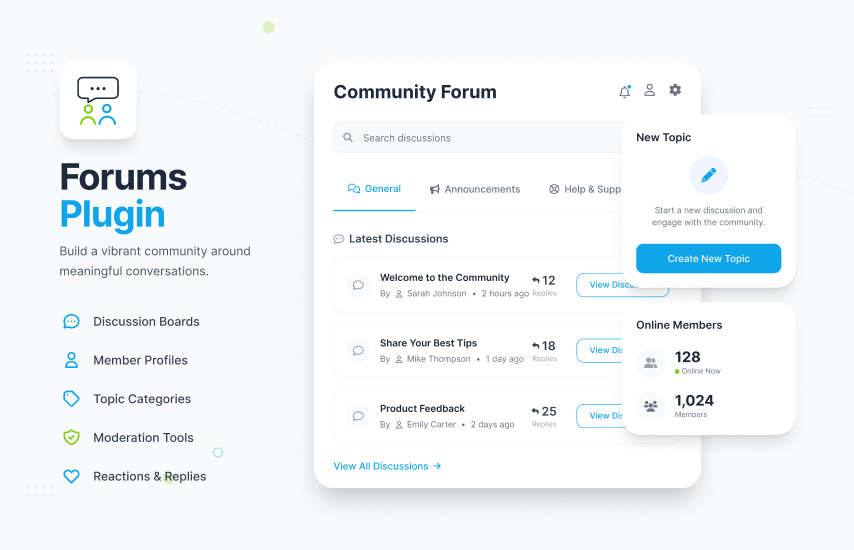 Forums Plugin