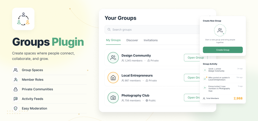 Groups Plugin