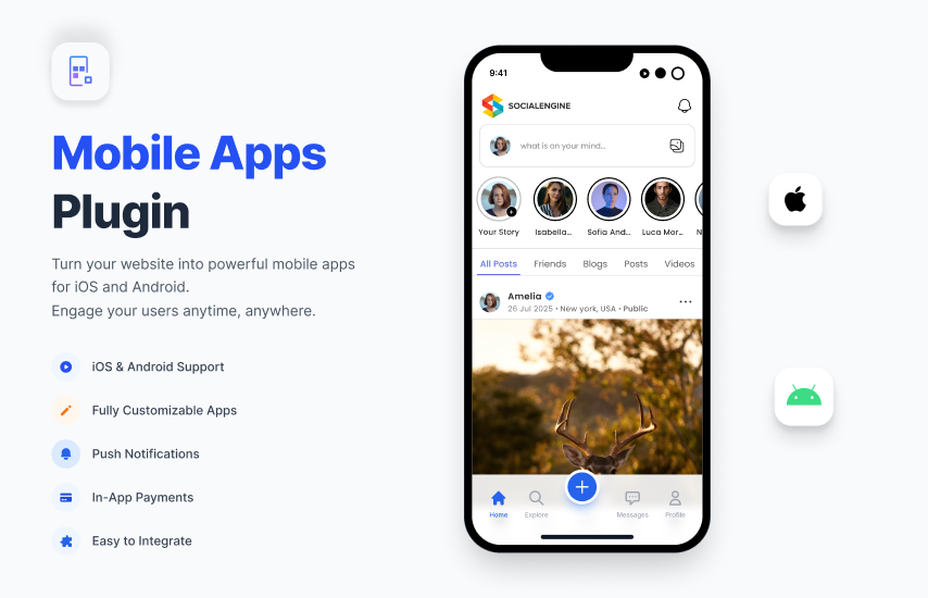 Native iOS and Android Mobile Apps