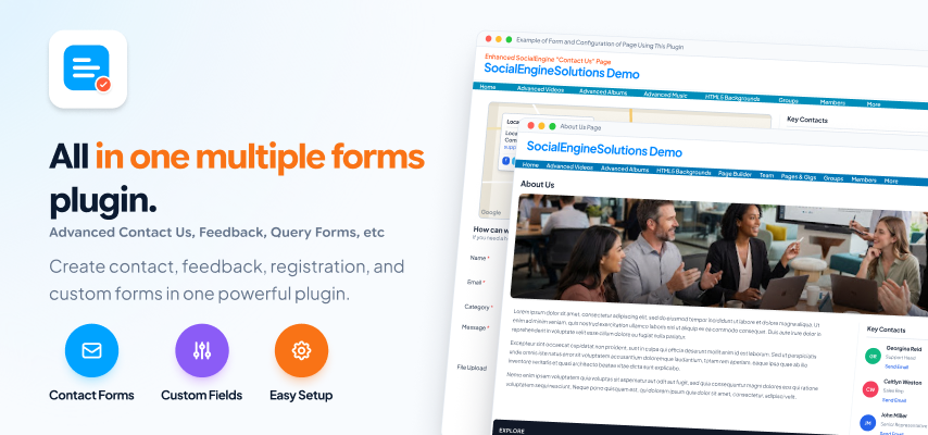 All in One Multiple Forms Plugin – Advanced Contact Us, Feedback, Query Forms, etc