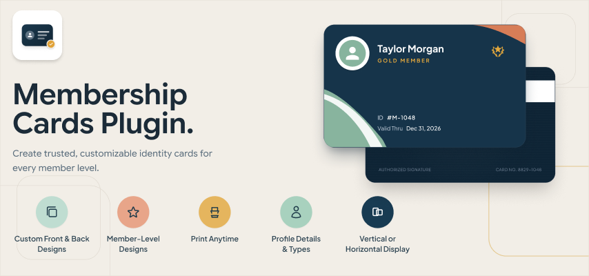 Membership Cards Plugin